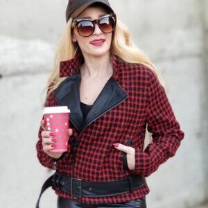 Checker Moto Jacket